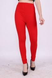 Candy Apple Color Churidar Leggings